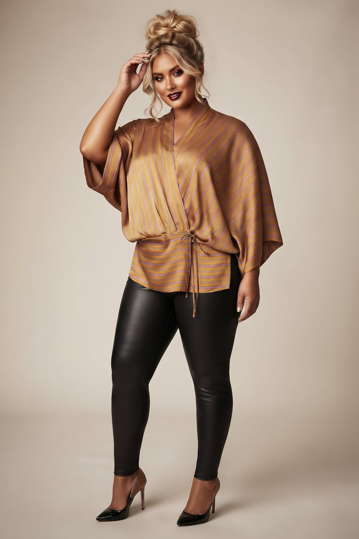 Kimono-Size Wrap Top Wäre Rare