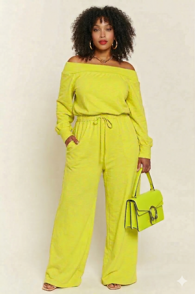 ONE SHOULDER TERRY JUMPSUIT Wäre Rare Fashion