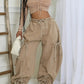 LOOSE DENIM CARGO PANTS Wäre Rare Fashion