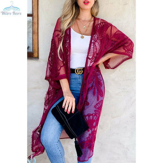 Maxi Kimono Cardigan - Wäre Rare