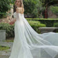 Plunging V-neck Beaded Wedding Dress Wäre Rare
