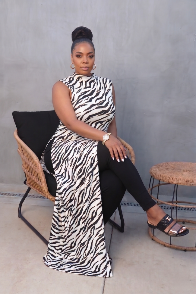 PLUS Zebra Maxi Top Wäre Rare