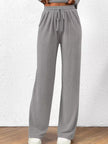 Long Sleeve Top and Wide Leg Pants Set Simply Love