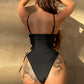 CUTOUT LACE-UP SWIMSUIT Wäre Rare Trend