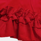 FRILLED THREE-QUARTER SLEEVE DRESS Wäre Rare Trend