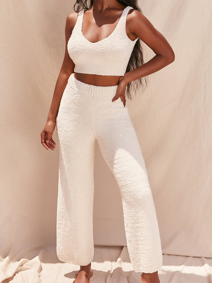 V=NECK TANK PANTS SET