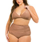 PLUS HIGH WAIST RUGHE BIKINI Wäre Rare Fashion