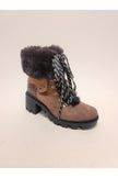 VINI-FUR COMBAT BOOTIES Let's See Style