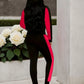 RED BLACK STRETCH JOGGER SET Her Bottari