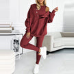 3pcs Hooded Sweatshirt Legging Set YNIQUE
