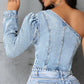 ONE SHOULDER DENIM TOP Wäre Rare Trend