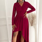 Lace High-Low V-Neck Dress Wäre Rare Trend