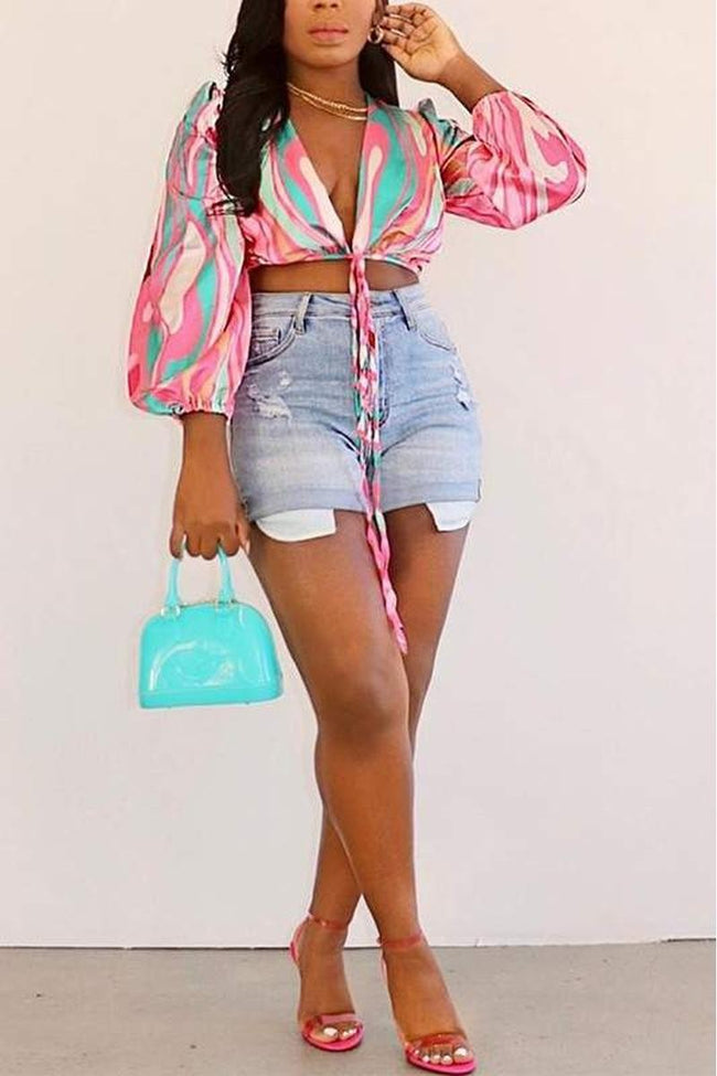 THE CROPPED BEACH BLOUSE Wäre Rare Fashion