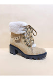 VINI-FUR COMBAT BOOTIES Let's See Style