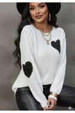 Black Hearted Sweater Wäre Rare Fashion