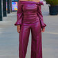 Personality Fashion Leather Suit Women Wäre Rare