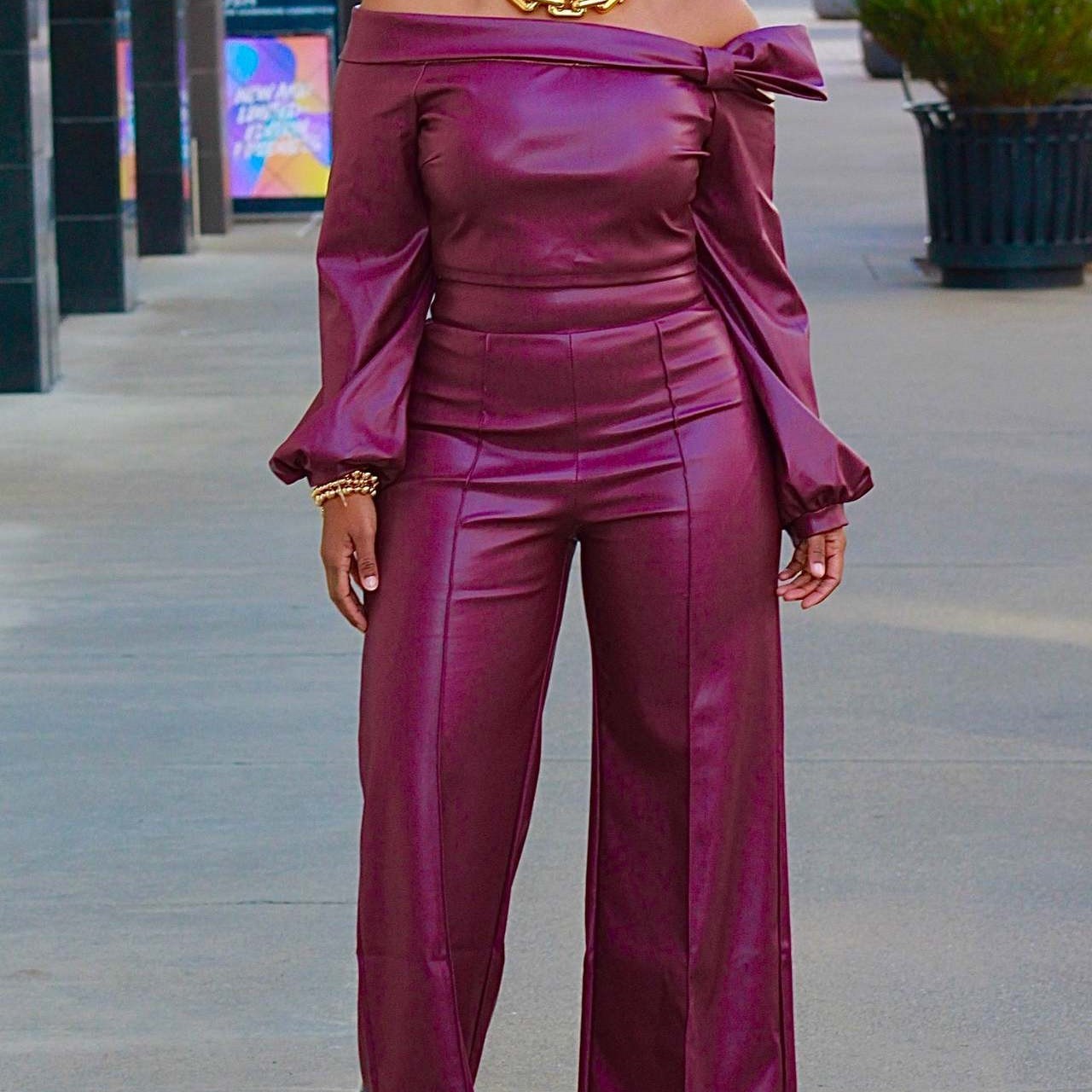 Personality Fashion Leather Suit Women Wäre Rare