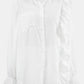 RUFFLED DOT APPLIQUE COLLARD NECK TOP AND SHORTS SET WARE