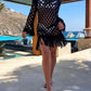 FRINGE LONG SLEEVE COVER UP Wäre Rare Trend