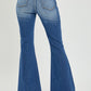 FRONT SLIT FRAYED JEANS Wäre Rare Trend