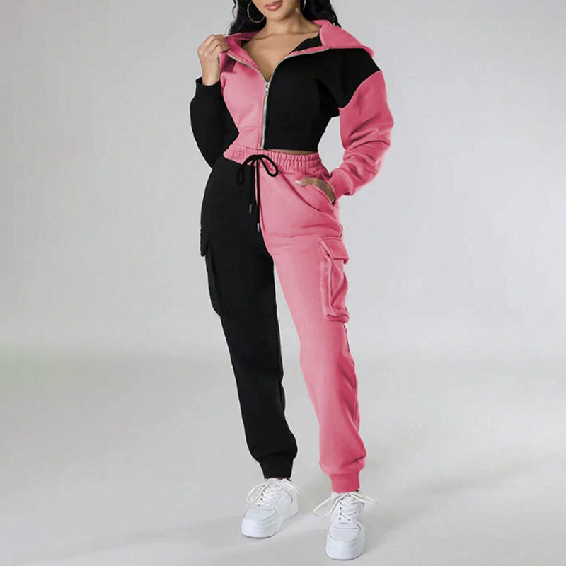 COLOR  BLOCK SWEAT SUIT Ninexis