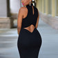 CUT OUT MOCK NECK DRESS Wäre Rare Trend