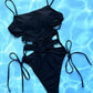 CUTOUT LACE-UP SWIMSUIT Wäre Rare Trend