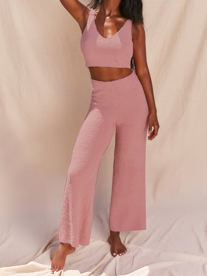 V=NECK TANK PANTS SET