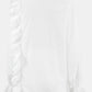RUFFLED DOT APPLIQUE COLLARD NECK TOP AND SHORTS SET WARE