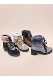 VINI-FUR COMBAT BOOTIES Let's See Style