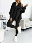 3pcs Hooded Sweatshirt Legging Set YNIQUE