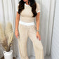 CONTRAST RELAXED PANT SET Wäre Rare Trend