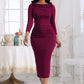 BOAT NECK MIDI DRESS Wäre Rare Trend