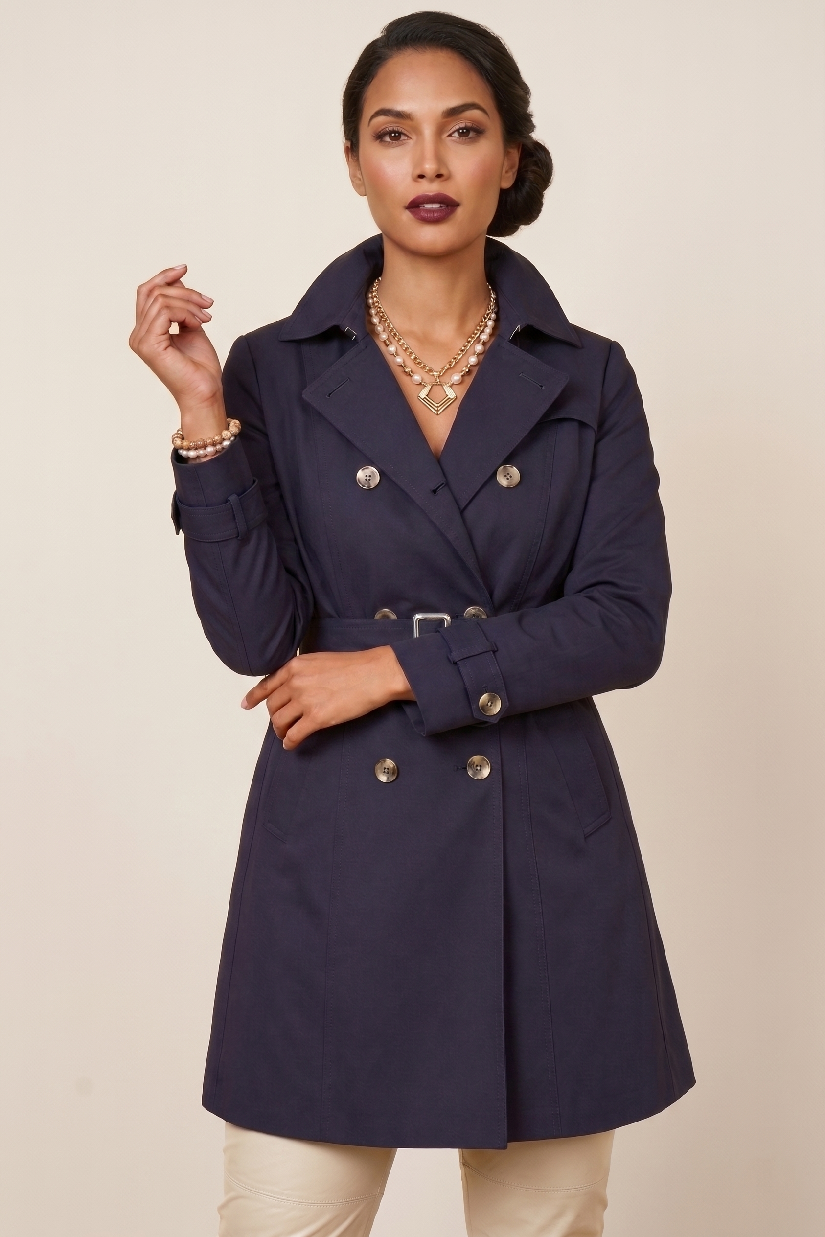 Double Breasted Trench Coat Wäre Rare