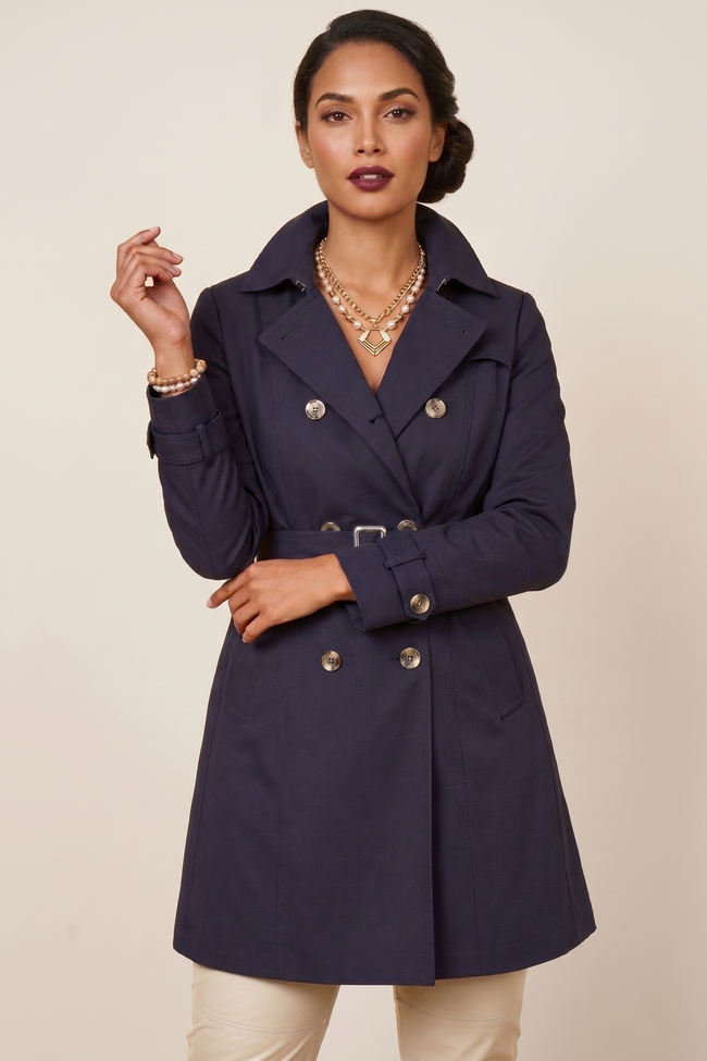 Double Breasted Trench Coat Wäre Rare