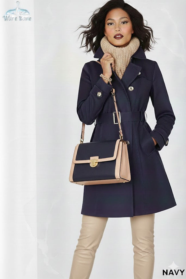 Double Breasted Trench Coat Wäre Rare