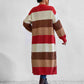 Color Block Open Front Longline Cardigan Trendsi