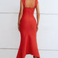 Ruched Sweetheart Neck Hem Detail Dress Wäre Rare