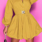 NOTCHED BALLOON DRESS Wäre Rare Trend