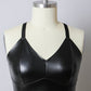 PLUS FAUX LEATHER BRALETTE Leto Accessories