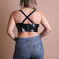 PLUS FAUX LEATHER BRALETTE Leto Accessories