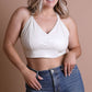 PLUS FAUX LEATHER BRALETTE Leto Accessories