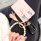 Pearl Key Ring Wallet Bracelet - Wäre Rare