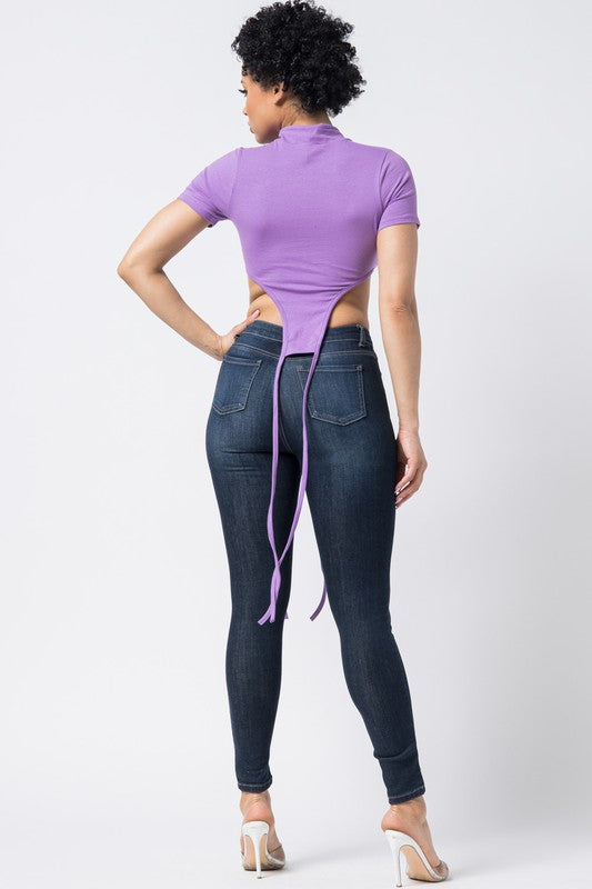 MOCK NECK CROPTOP - Wäre Rare