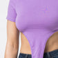 MOCK NECK CROPTOP - Wäre Rare