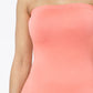 SOLID STRAP LESS DRESS WITH BACK SLIT - Wäre Rare