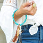 Boho Stone Key Ring Bracelet - Wäre Rare