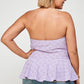 Eyelet Bandeau Peplum Top - Wäre Rare