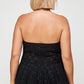 Eyelet Bandeau Peplum Top - Wäre Rare
