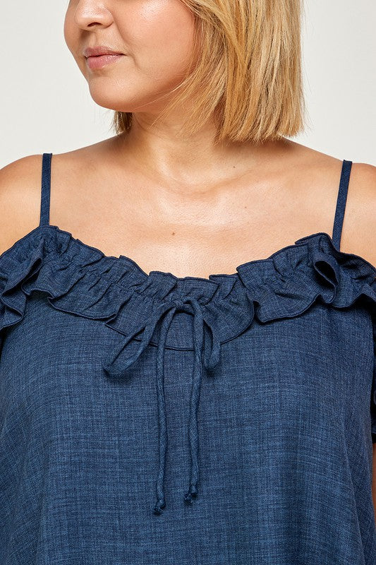 Ruffled Cami Top - Wäre Rare